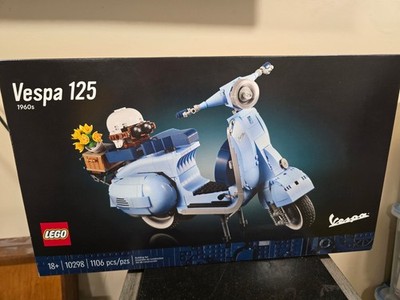 LEGO Icons Vespa 125 10298 Model Complete Set 1106pcs 18+