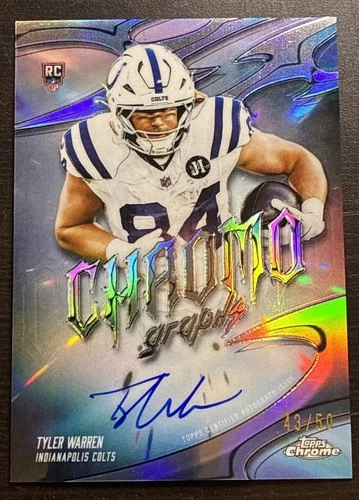 2025 Topps Chrome Tyler Warren Base (RAW)