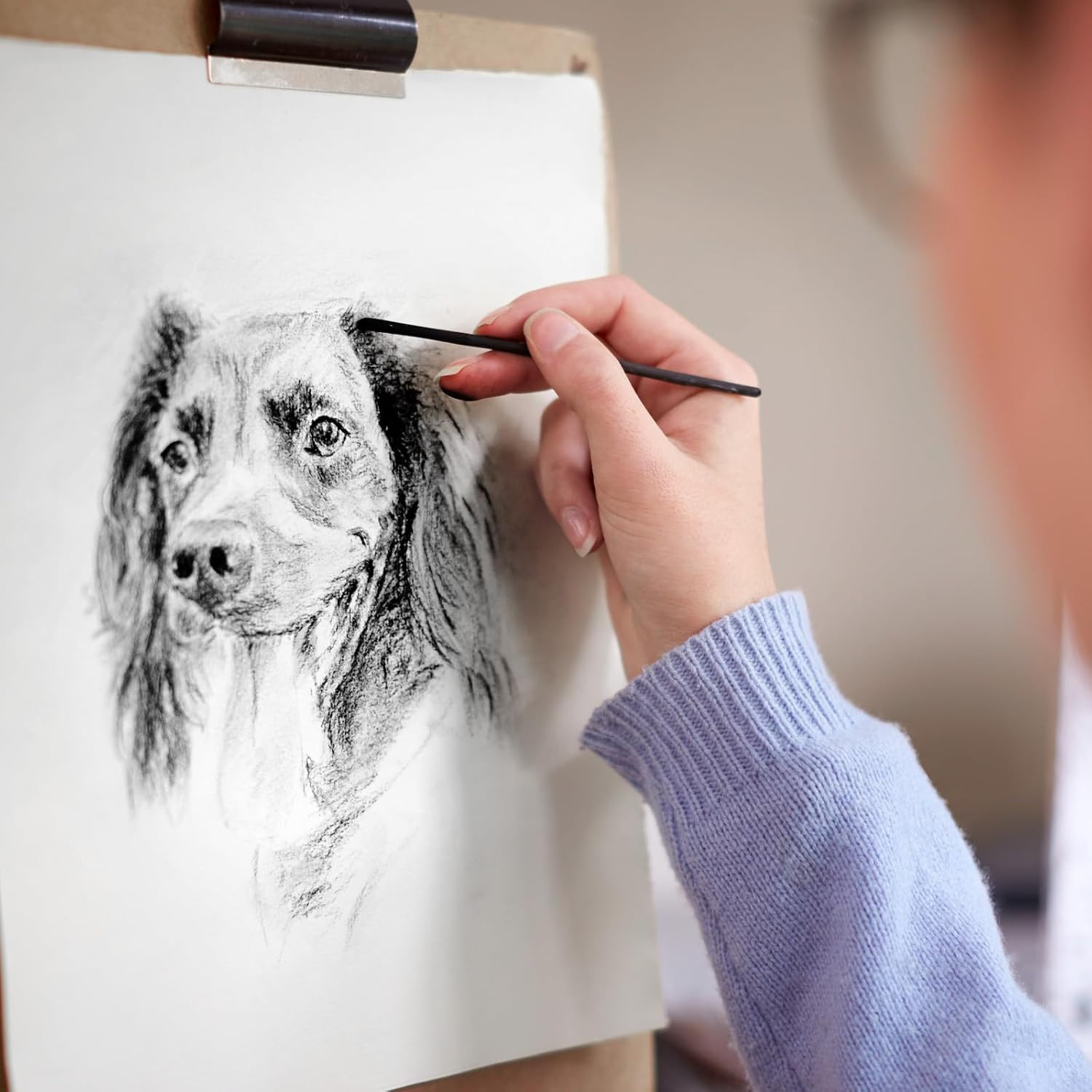 200 Pieces Willow Charcoal Sticks, Willow Charcoal, Soft Black Drawing Charco...