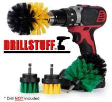  Drill Brush Power Scrubber Attachment for Power Drill - Drill Brush Attachment 