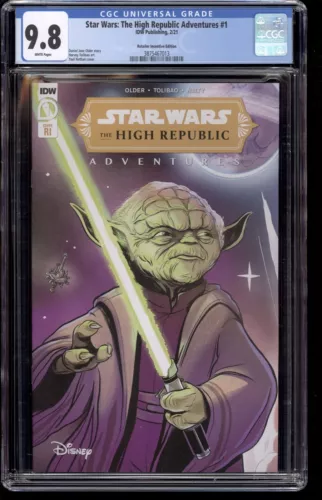 Star Wars High Republic Adventures #1 1:10 Retailer Incentive Variant, CGC 9.8