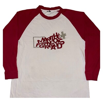 Marithe Francois Girbaud Embroidered Spell Out T Shirt Size