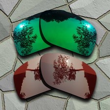 US Jade Green Bronze Brown Lenses Replacement For-Oakley DOUBLE EDGE Polarized