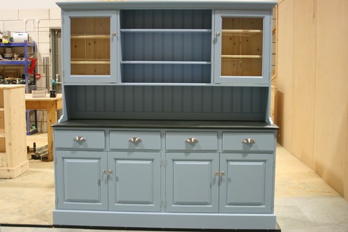 Kitchen Dresser top cupboards and shelves painted finish - Picture 6 of 10