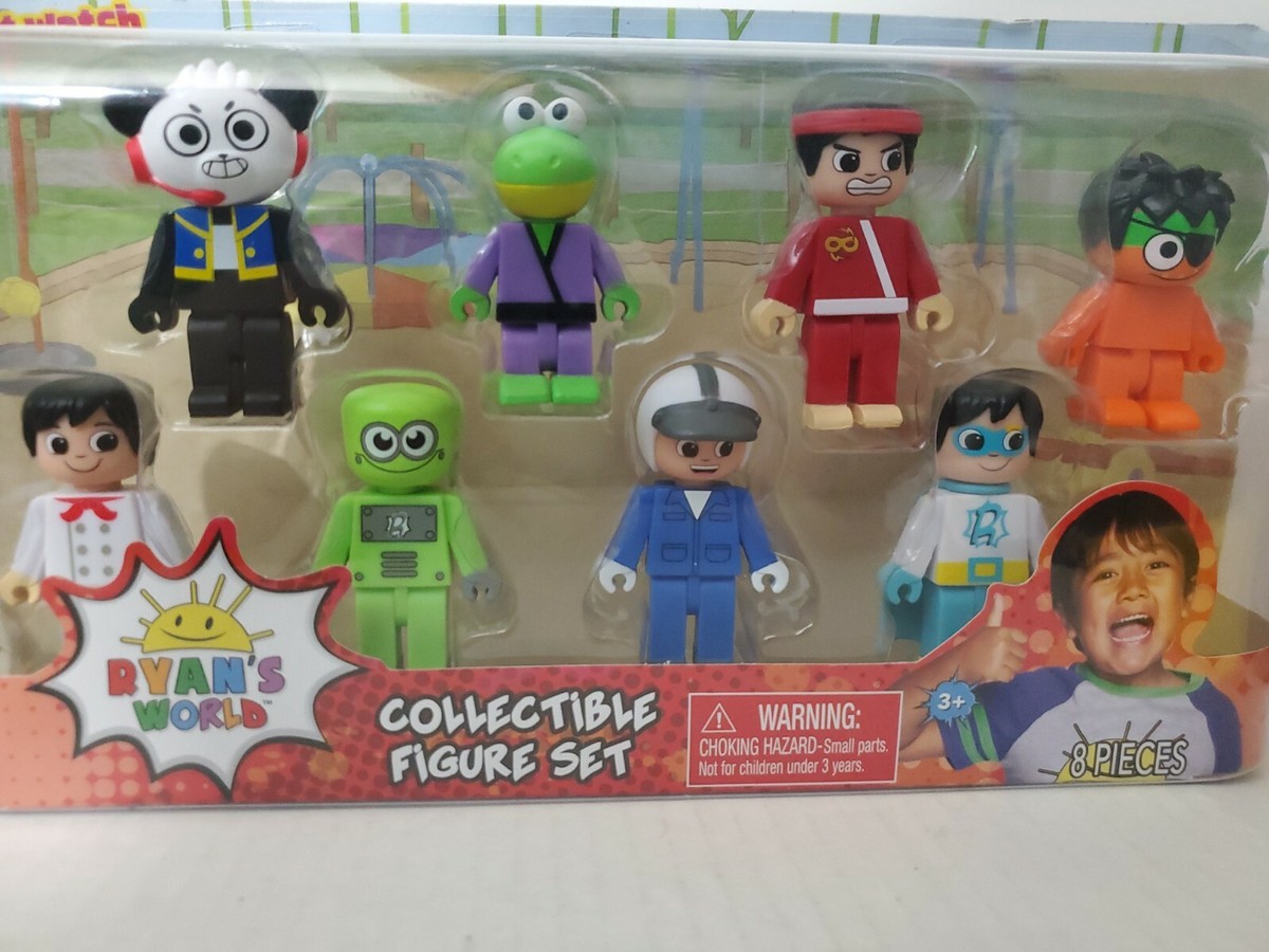 RYAN'S WORLD Collectible Figure Set 8 Pieces | eBay