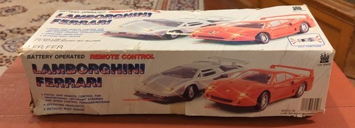 1991 Toy State Red Lamborghini Ferrari RC Car Vintage Excellent Clean UNTESTED - Picture 7 of 9