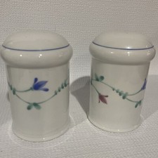 Portiofino Blue Savoir Vivre Large Salt & Pepper Shaker Made In Japan. A43