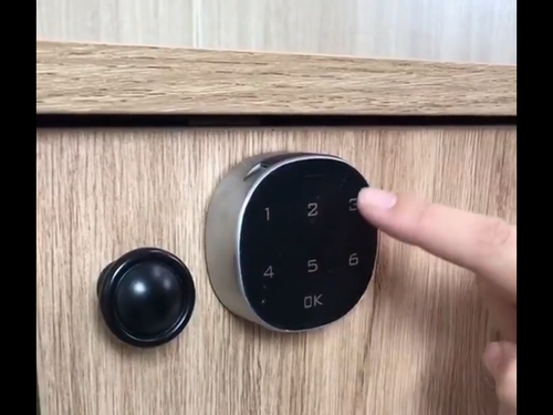 File Cabinet Lock /Locker Drawer Lock /Gym Cabinet Door Electronic Lock Password - Video 1 of 1
