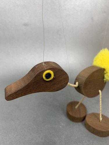 Vintage 70s Woody Wobbler Marionette Puppet Earth One Wood Products NO Box - Picture 10 of 11