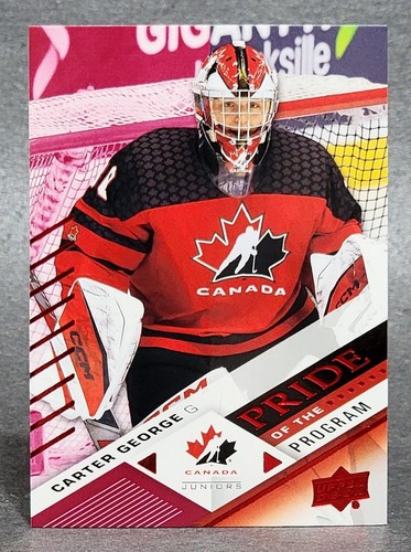 2024-25 Upper Deck Team Canada Juniors Red Foil - You Pick - Picture 44 of 45
