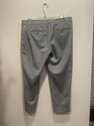 GAP dress SLIM CROPPED Heather Gray WOOL blend Dress pants trousers SZ 6 Petite - Picture 2 of 13