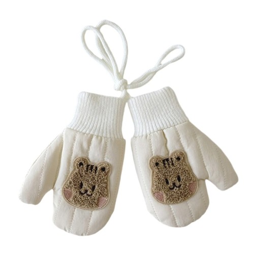 Autumn Winter Kids Scarf Cartoon Warm Neckerchief/Neck Hanging Gloves for Baby - Picture 11 of 16