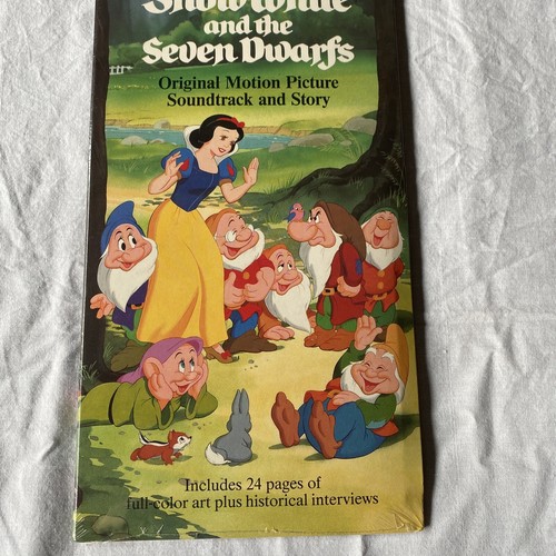 Snow White & Seven Dwarfs Soundtrack Vintage Disney CD 004 New LONG Box Original - Picture 3 of 6