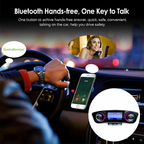 Bluetooth 5.0 Wireless Car FM Transmitter MP3 Player Radio 2 USB Charger Adapter - Picture 4 of 12