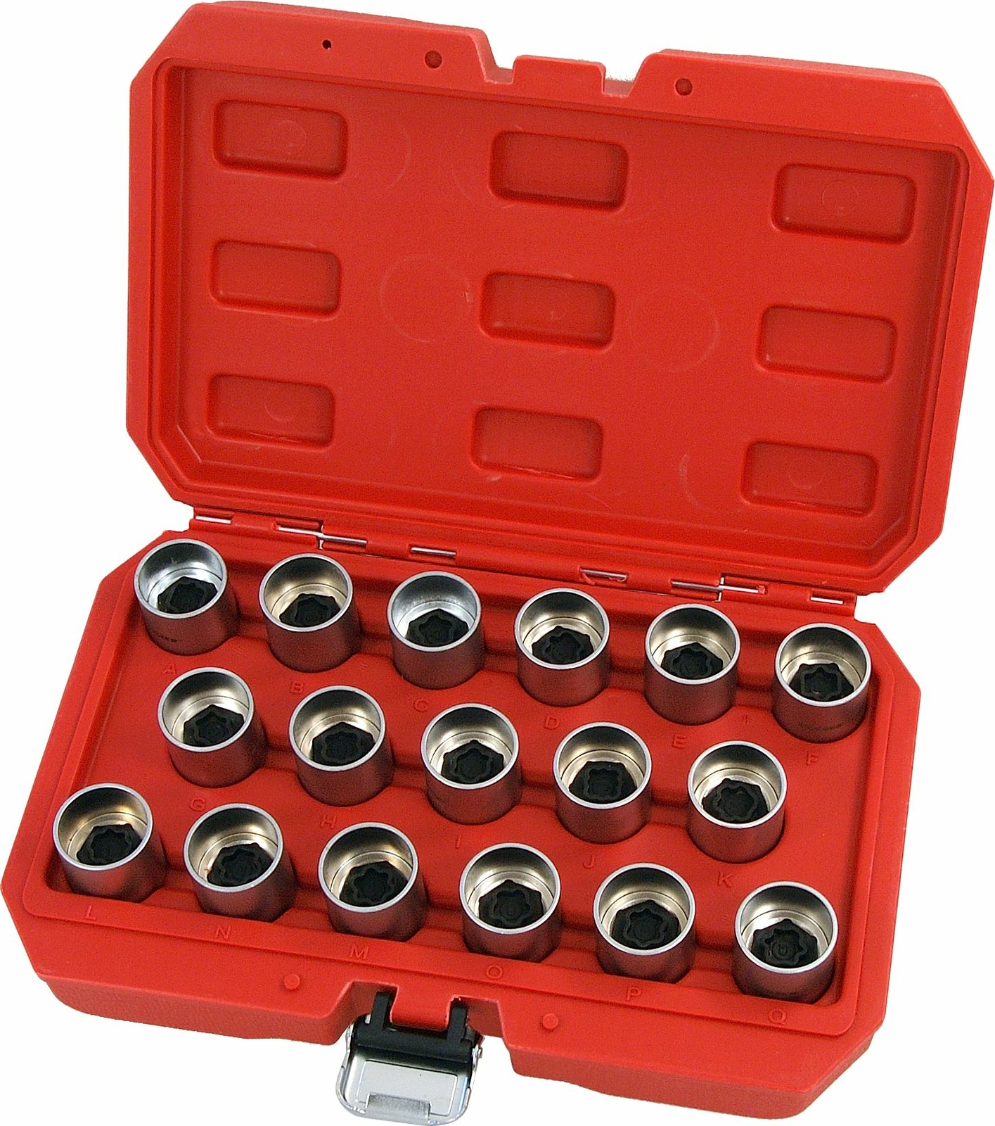 Land Rover Locking Wheel Nut Rim Master Key Set 17 pc Sizes A To Q eBay