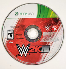 WWE 2K15 (Microsoft Xbox 360, 2014) Wrestling Disc Only - Tested Working