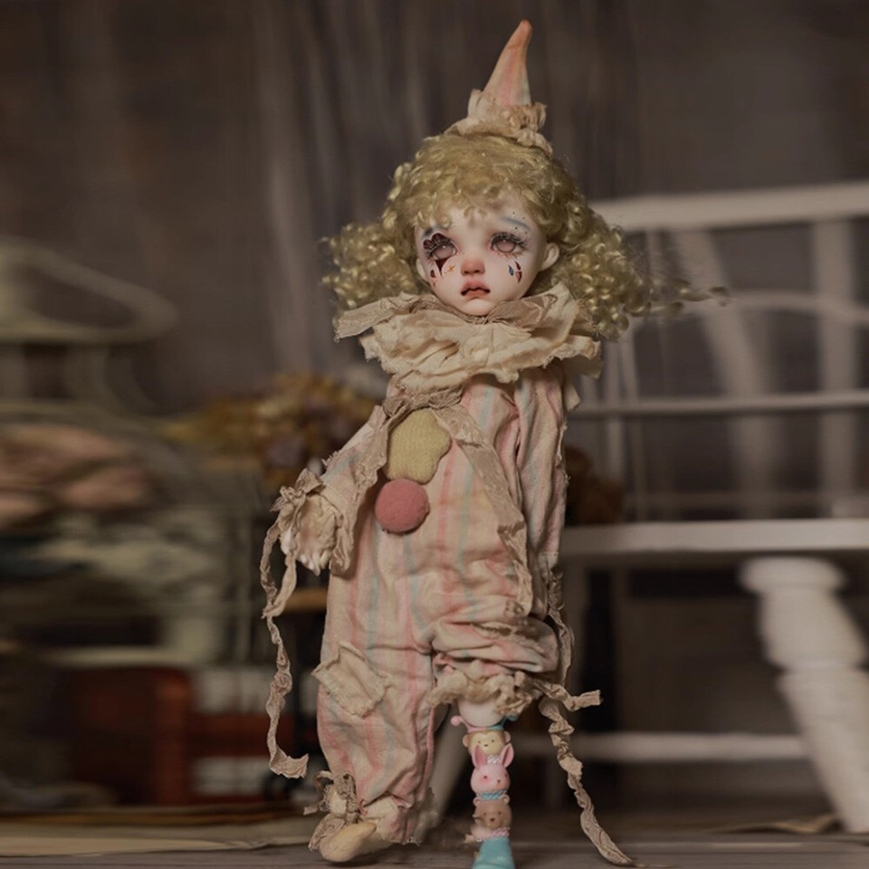 1/6 BJD Doll Ball Joint Doll Sekino Sad Circus Clown Bare Doll Gift ...