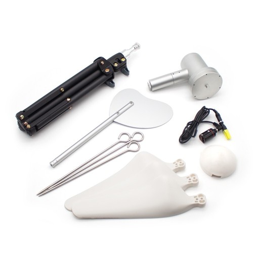 DC1-24V High-End Portable Micro Wind Turbine Ironless Core Generator 200-1500RPM - Foto 5 di 18