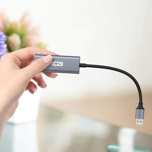 USB 3.0 Gigabit Ethernet LAN RJ45 1000Mbps Network Adapter For Windows PC Mac - Picture 6 of 7