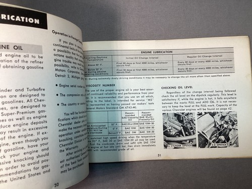 1962 Chevrolet Belair Biscayne Impala Owners Manual User Guide Operator Book - Picture 4 of 7