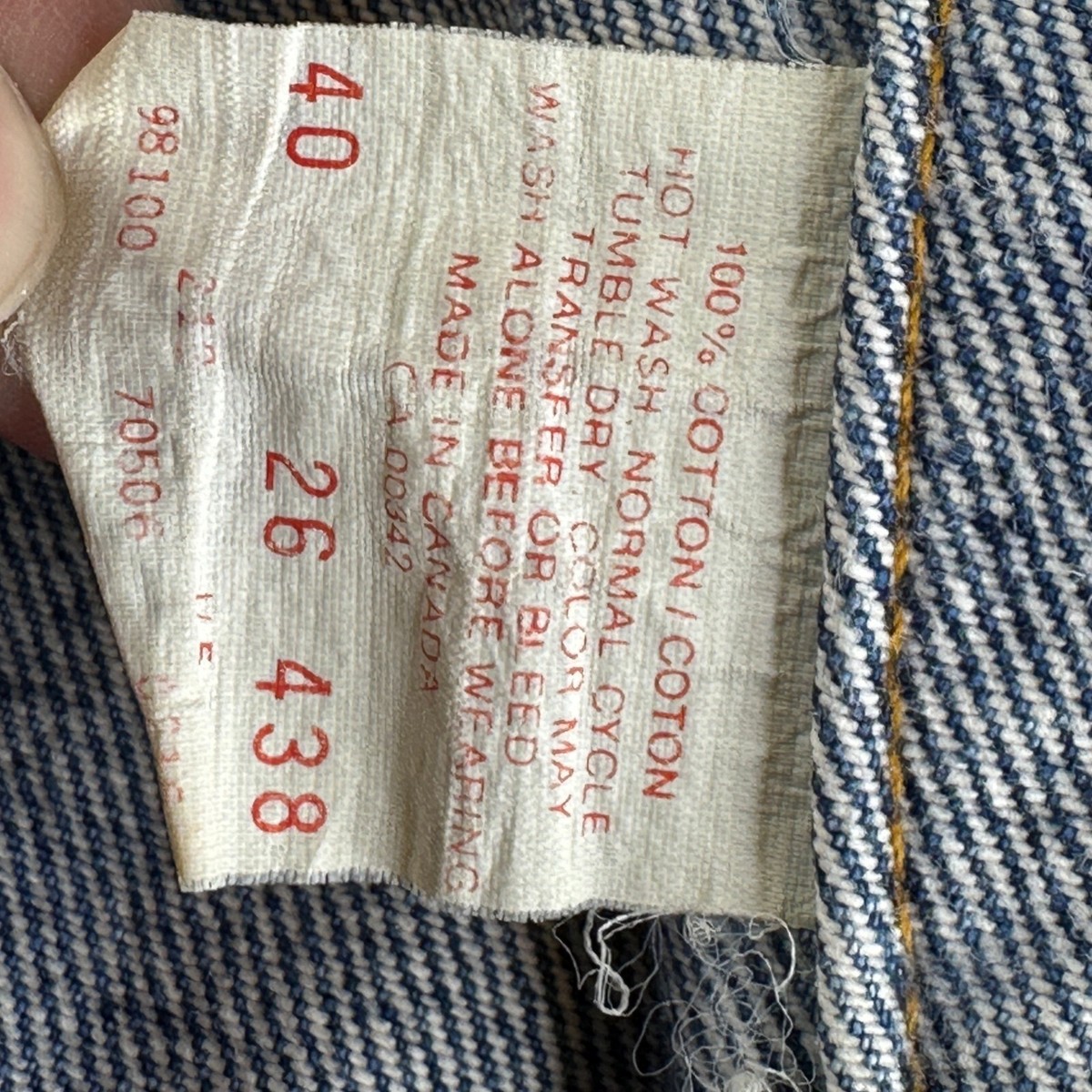 Vintage Levis Jean Jacket 80s Mens 40 Denim Trucker 70506 Vintage Levis Jean Jacket 80s Mens 40 Denim Trucker 70506