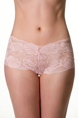 Sz Medium Shimmery Cheeky Lace Boyshort Rene Rofe Panties Hipsters NEW NWT SEXY - Picture 6 of 31