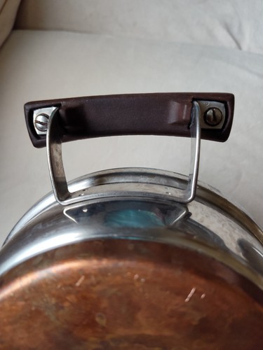 Vintage Presto Pride Copper Bottom Cookware 6.5" Sauce Pan Pot  w/ Lid - Afbeelding 7 van 9