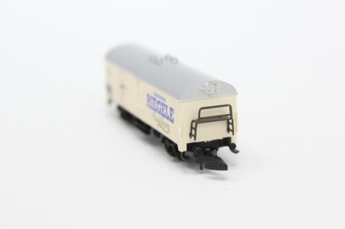 Z Scale Marklin 98028 BRAUHAUS RIEGELE AUGSBURG Reefer Beer Car LNIB - Picture 3 of 7