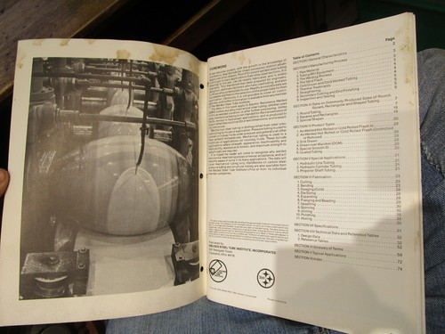 1979 Welded Steel Tube Institute Handbook of Carbon Mechanical Tubing Book Ohio - Imagen 7 de 8