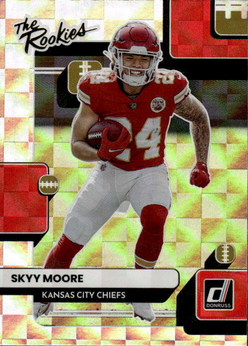 2022 Donruss Skyy Moore #TR-24 The Rookies Kansas City Chiefs 9B