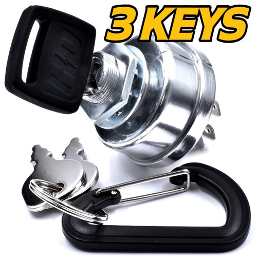 Interruptor de encendido de arranque se adapta a Toro Wheel Horse 111215 2 LLAVES y mosquetón GRATIS - Imagen 3 de 8