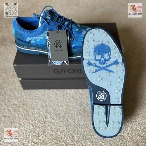 G/Fore Fore KNIT Camo Tuxedo Gallivanter Golfschuh Sneaker ⛳️ 9 ⛳️ Blau Skull - Bild 2 von 10
