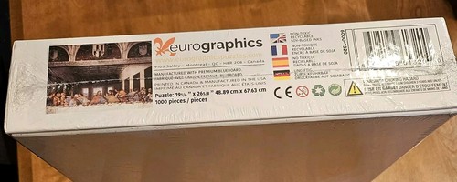 Das letzte Abendmahl von DaVinci Eurographics 1000-teiliges Puzzle 19,75 Zoll x 26 5/8 Zoll - Bild 7 von 11