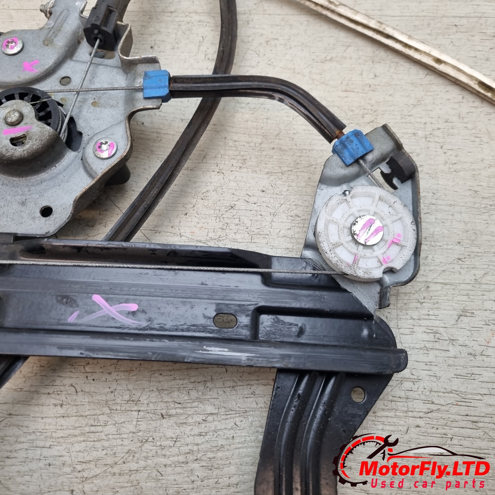 09 PEUGEOT 308 CC CABRIOLET DRIVER RIGHT OFFSIDE FRONT WINDOW  