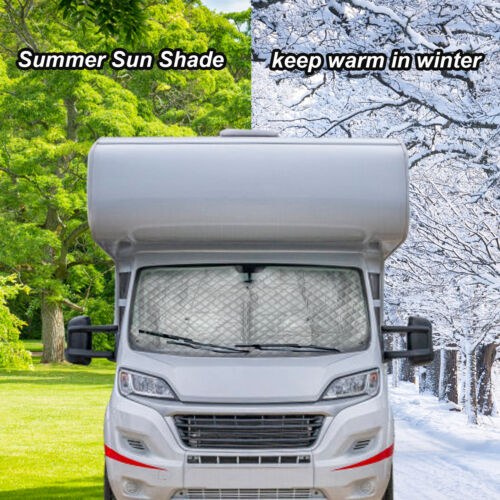 Frontscheibenabdeckung Sonnenschutz Thermomatten für Fiat Ducato Citroen Boxer - Bild 6 von 21