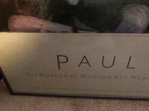 Vintage 1987 Paul Klee MoMA gerahmter Kunstdruck Poster - kein Glas - NY - Bild 3 von 5