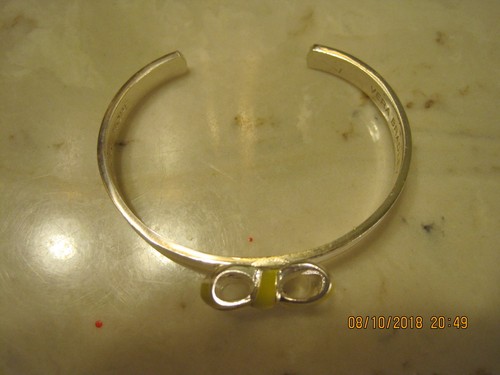 Pulsera Vera Bradley lazo amarillo venta al por menor $38,00 - Imagen 2 de 5