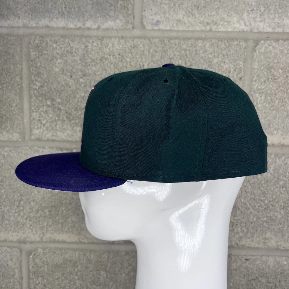 VTG 1990s Augusta Greenjackets MiLB Fitted Hat New Era 5950 Size 7 5/8 - Image 2 of 4