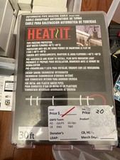 Heat It 30 Ft Water Pipe Freeze Protection Heating Cable