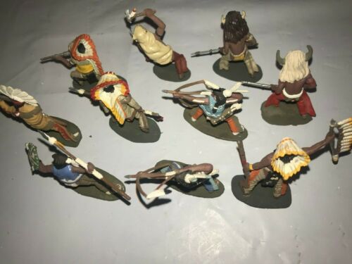 Airfix Indians - PRODUZIONE VINTAGE ANNI '80 - set dipinto professionale di (10) figure - Foto 12 di 12