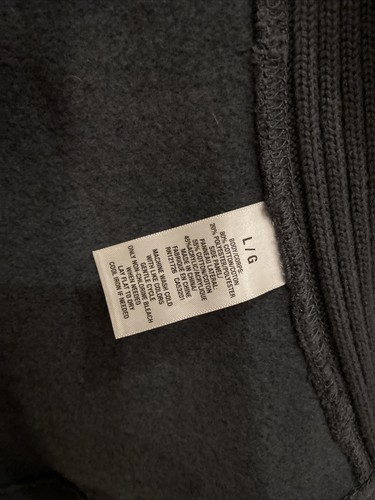 NWT Aeropostale Gray Moto Knit & Fleece Vest Size Large L - Picture 5 of 7