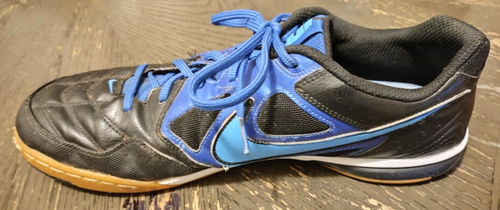 Rare scarpe da calcio vintage Nike 5 Gato indoor 415122-044 nero-blu uomo U.S. 13 - Foto 4 di 12