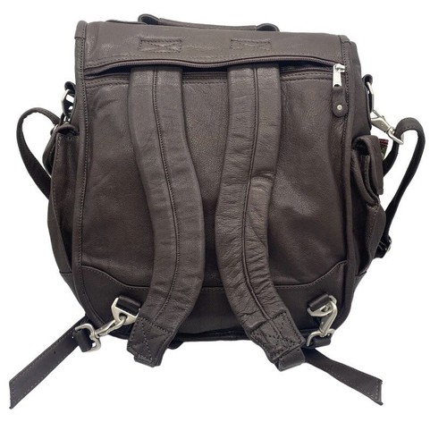 Arkansas Razorbacks Genuine Leather Backpack/Messenger Bag-Canyon Outback-NWT - Picture 2 of 5