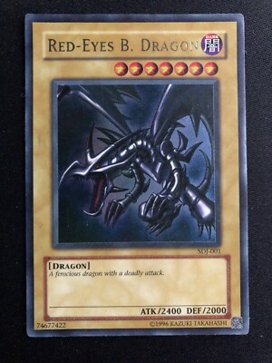 yugioh card prices red eyes black dragon YuGiOh Red-Eyes Black Dragon SDJ-001 Ultra Rare MP/LP