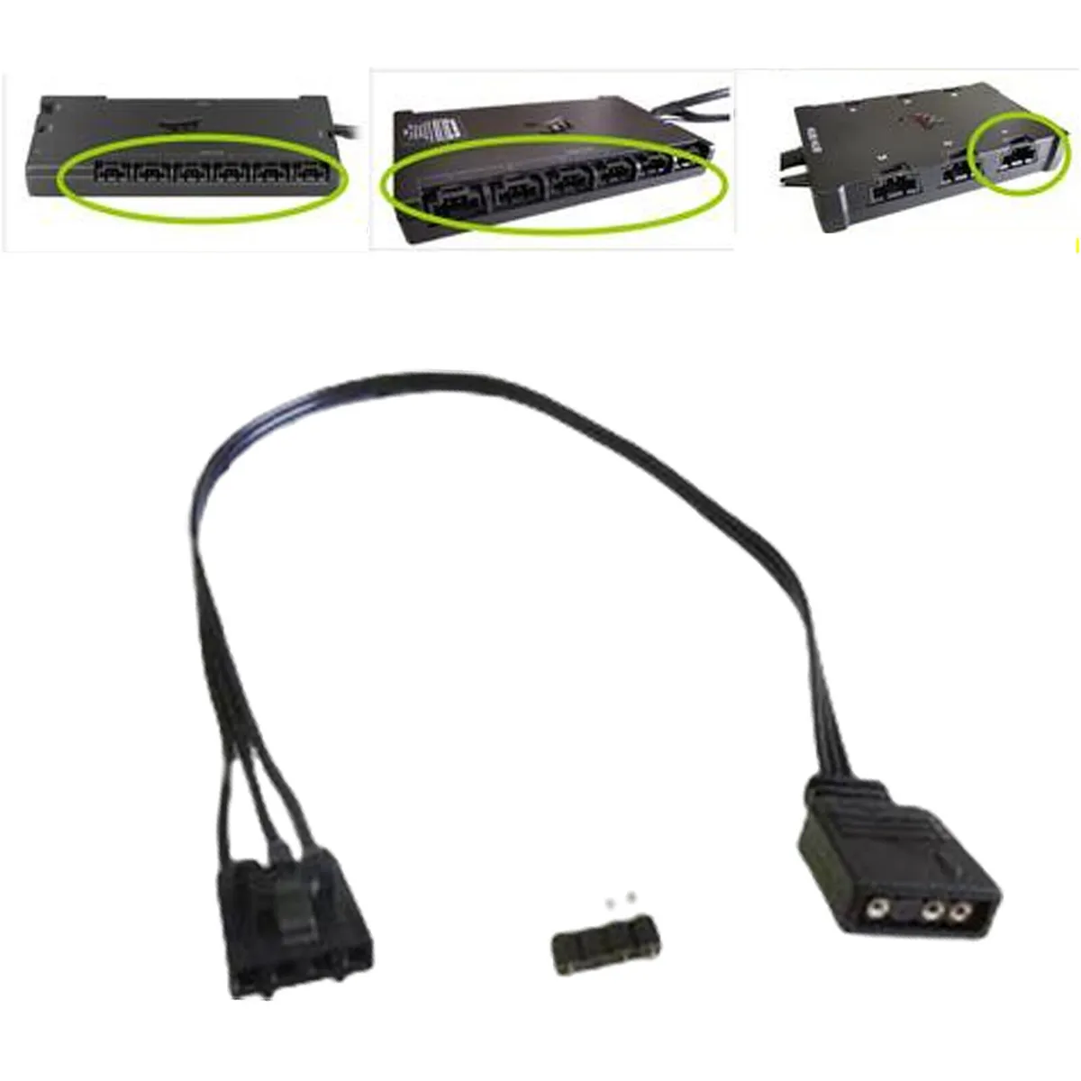 Corsair LED RGB 4 Pin to 5v RGB 3 Pin Female Connector Adapter Cable -  MODDIY