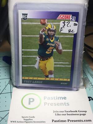 2021 Score #TB3 Trey Lance RC NDSU Bison (F)