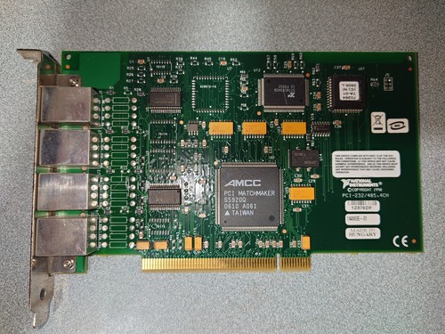 National Instruments NI PCI-232/485,4CH 184683E-01 RS-232 RS-485 4ch PCI card - Picture 1 of 4