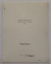 Brittain Industries Mooney NAV-Coupler/Heading Lock Operation & Service Instruct