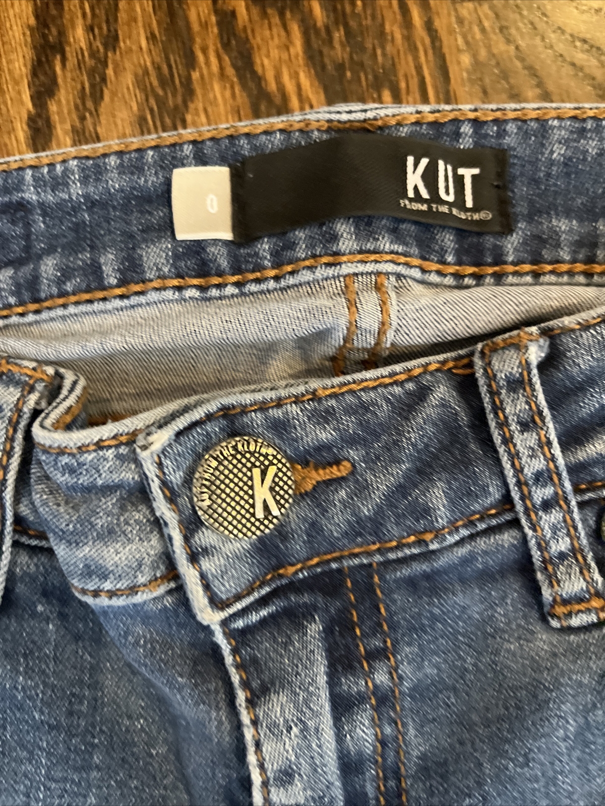 Kut From The Kloth Diana Skinny  Women's Size 0 Mid-Rise Blue Denim Jeans - View 5
