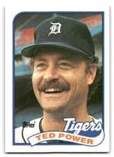 Ted Power 1989 Topps Baseball #777 Detroit Tigers